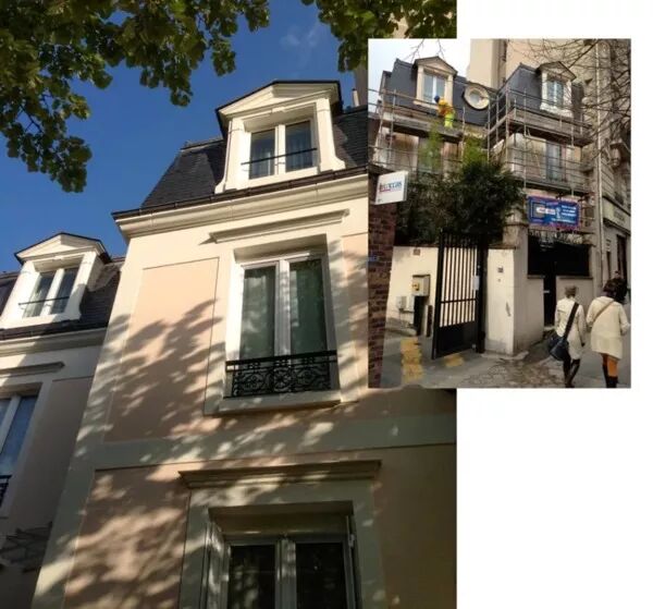 Un ravalement à Paris